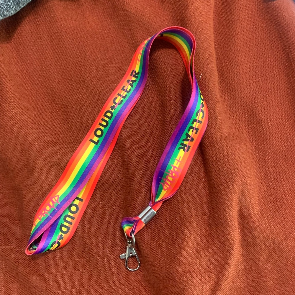 Loud+Clear Lanyard Pride edition